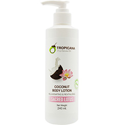 Sacred Lotus Tropicana coconut body lotion 240 ml. Thailand. Косметика Тайланда в Москве